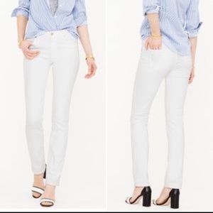 J.crew matchstick white jeans sz 30 reg